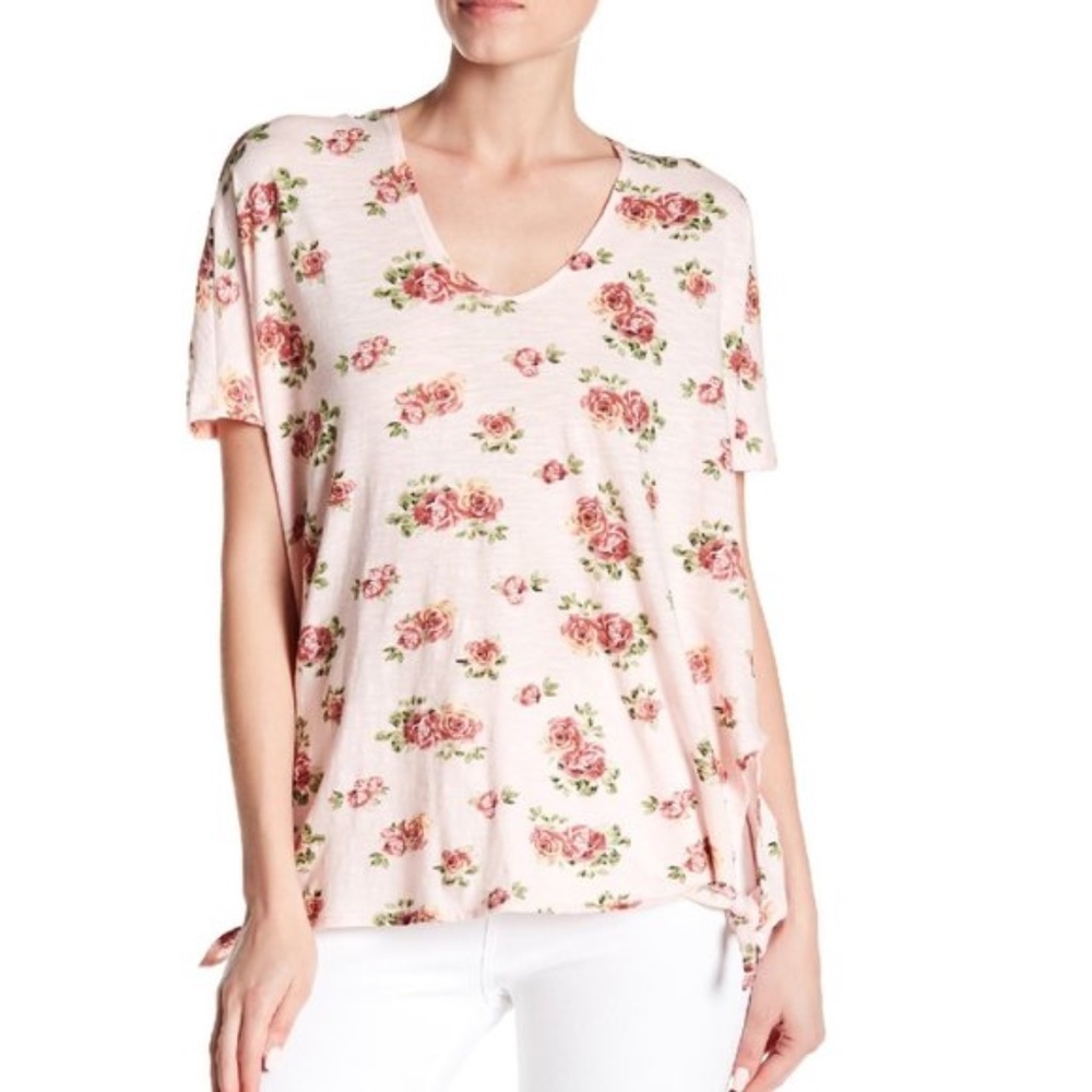 RDI Modern Designer Patterned Knot Tie Tee